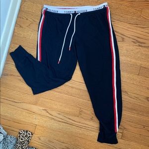 Tommy Hilfiger blue red and white joggers